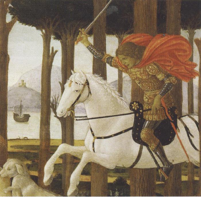 Sandro Botticelli Novella di Nastogio degli Onesti (mk36) oil painting image
